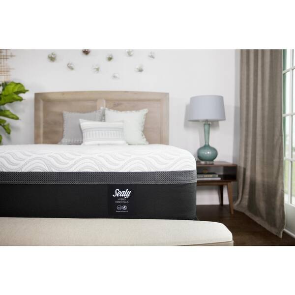 Sealy Hybrid Essentials Trust ll Twin XL 12 in. Mattress with 5 in. Low Profile Foundation