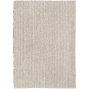 Natural Texture Ivory Mocha 8 ft. x 10 ft. All-over design Contemporary Area Rug