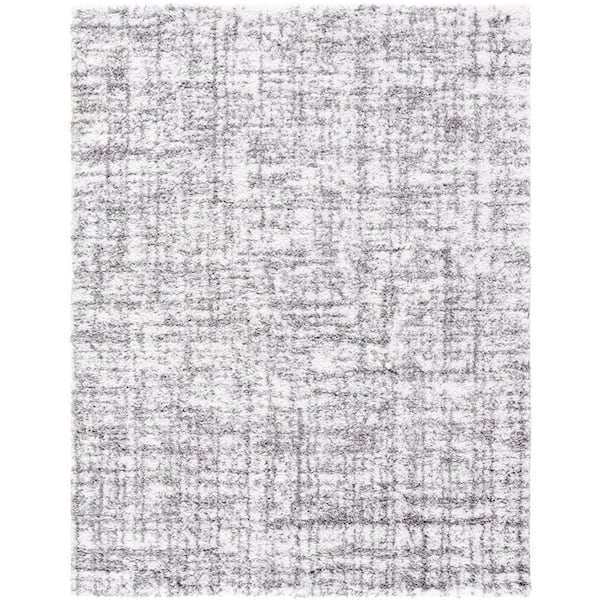 Edenwell Gray/White 5x8 Area Rug