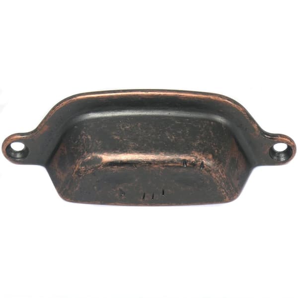 Riverstone 3 in. Center-to-Center Antique Copper Bar Pull Cabinet Pull (84765)