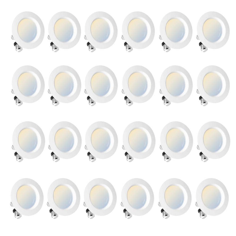 Reviews for InfiBrite 24-pack 4 in. 5CCT Selectable 9-Watt 750 Lumens ...