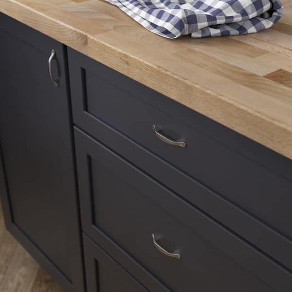Collins 3 in. (76 mm) Classic Satin Nickel Cabinet Drawer Pull
