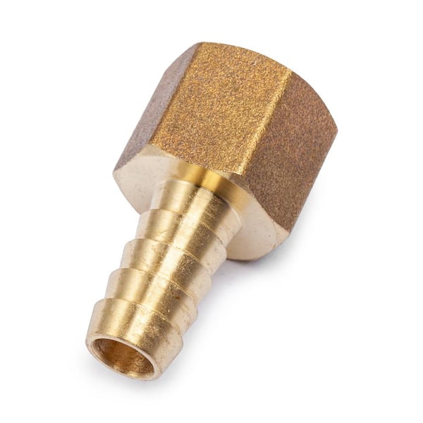 3/8 in. I.D. Hose Barb x 3/8 in. FIP Lead Free Brass Adapter Fitting (25-Pack)
