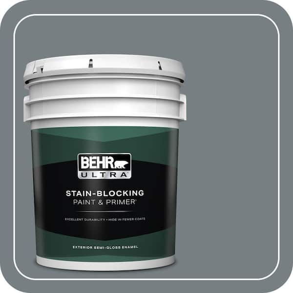 BEHR ULTRA 5 gal. #BNC-39 Peak Point Semi-Gloss Enamel Exterior Paint & Primer