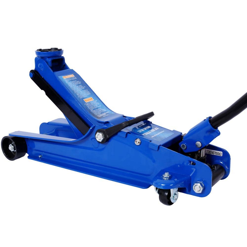 2.5 Ton Low Profile Hydraulic Steel Floor Jack with Single Piston Lift Pump Lift Pump 3.5 in. -14.50 in. Green price history on PriceWatchPro