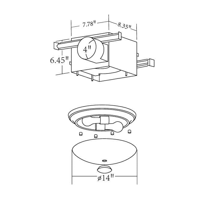 Abbey Chrome and Porcelain Bathroom Ventilation Exhaust Fan with Light