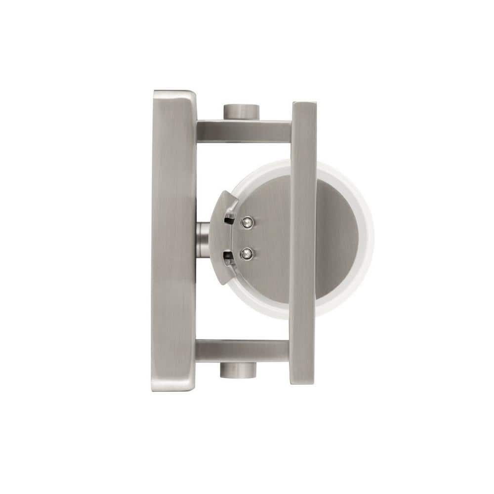 Nickel 24" LED Vanity Light with Opal Glass Shade