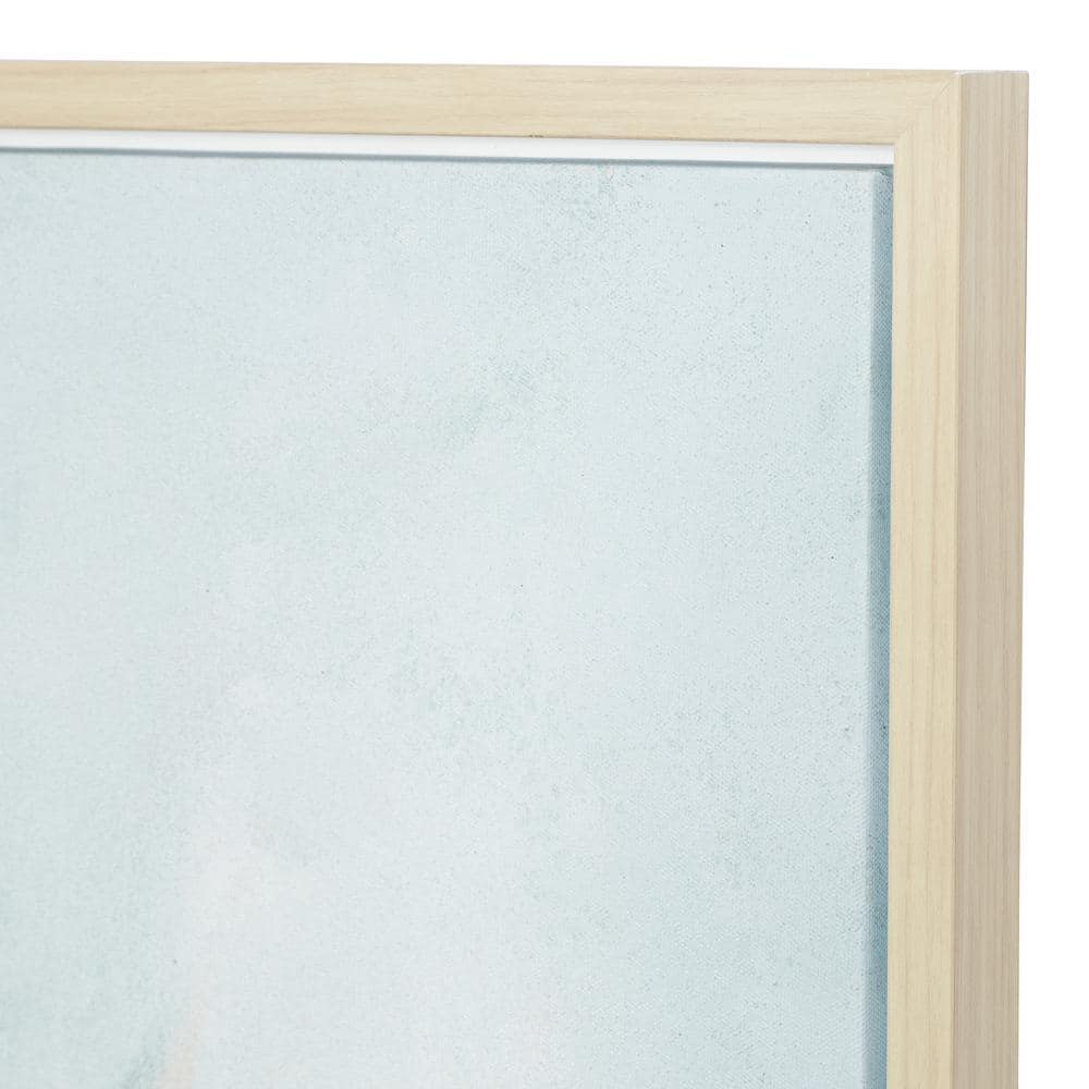 Agave-Inspired Green and Blue Acrylic Canvas Wall Art
