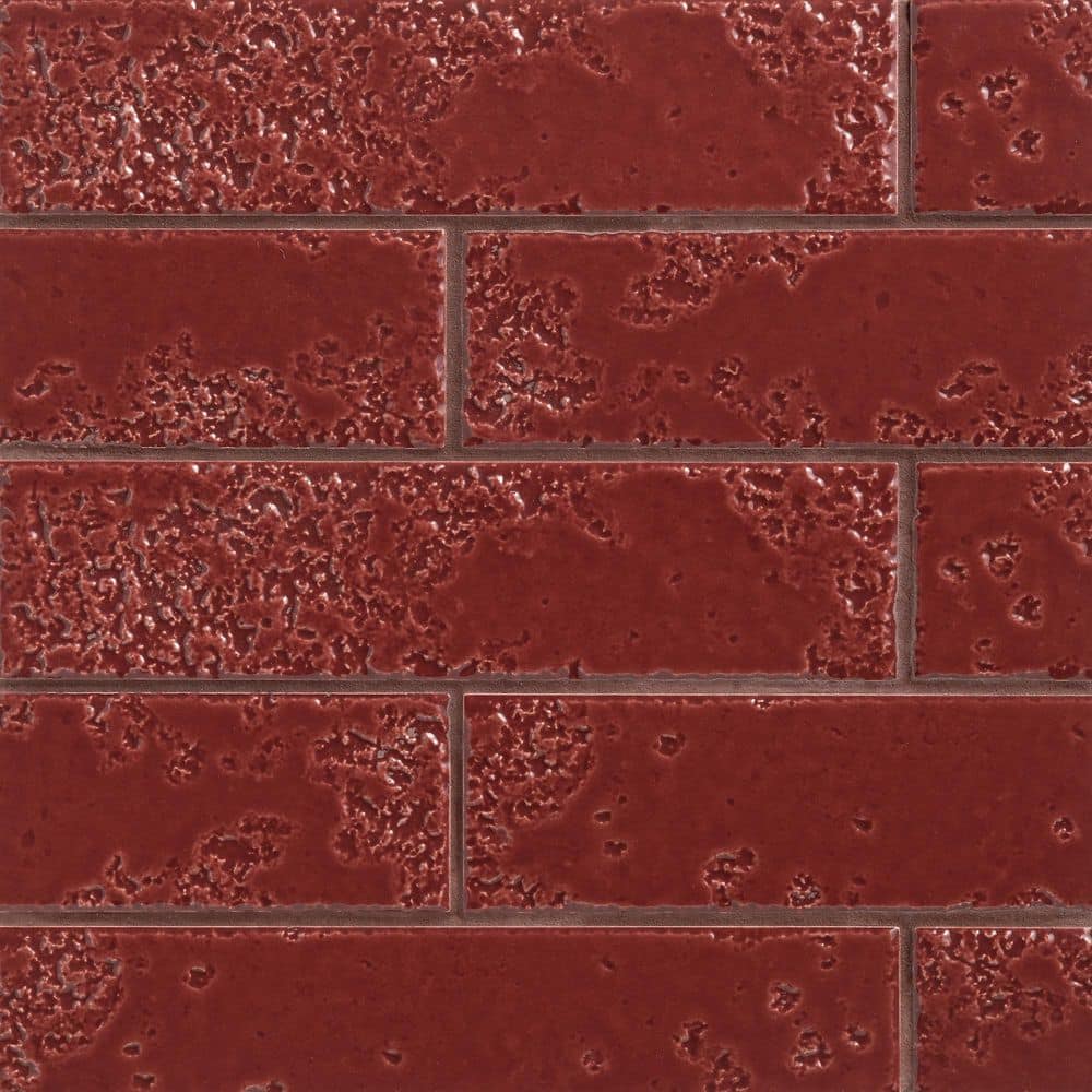 Varano Bordeaux 2.4 in. x 4 in. Glossy Ceramic Wall Tile Sample price history on PriceWatchPro