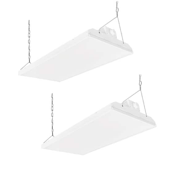 2-PACK 2ft. 600-Watt Equivalent 20925Lumens Integrated LED Dimmable High Bay Light 5000K Daylight 0-10V Dimming