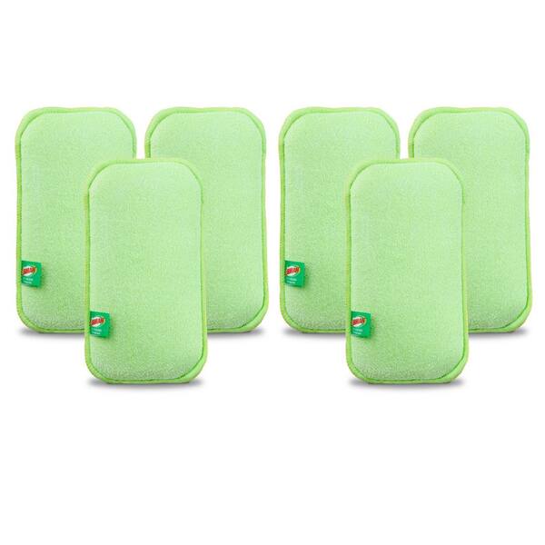 Libman Clean And Shine Microfiber Sponge 6 Pack 1540 The Home Depot