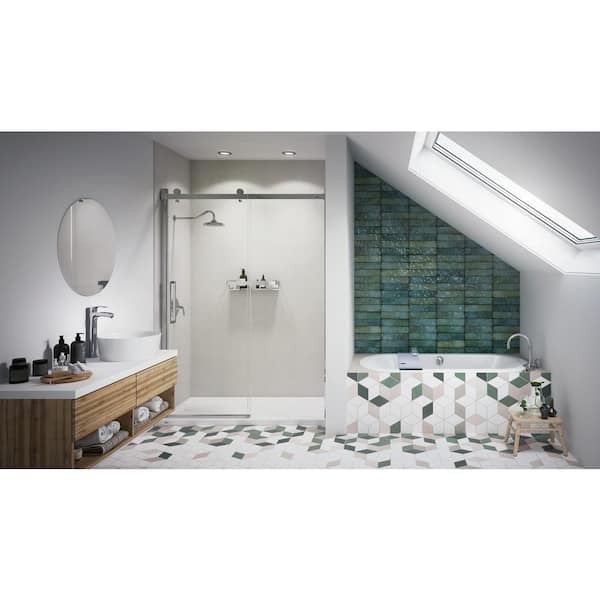 JACUZZI Anza 72 in. x 42 in. Oval Whirlpool Bathtub with Center