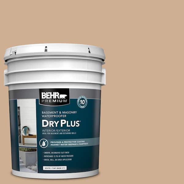 BEHR PREMIUM 5 gal. #PPF-42 Gathering Place Flat Interior/Exterior Dry Plus Basement & Masonry Waterproofer