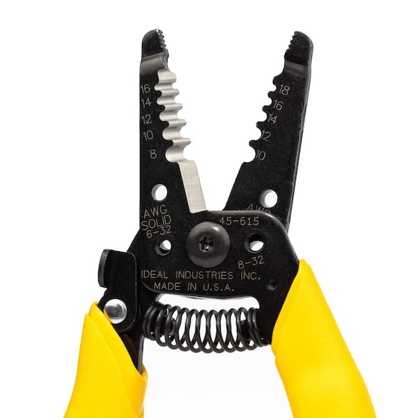 IDEAL Reflex Super T-Stripper Wire Strippers 8-16 AWG 45-615 - The