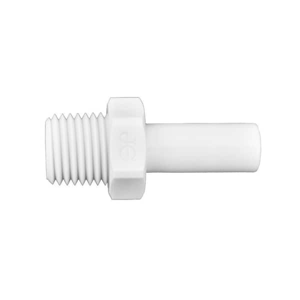 2 x 24 Fiberboard Mailing Tube with Plastic End Plugs - White (3 ply)