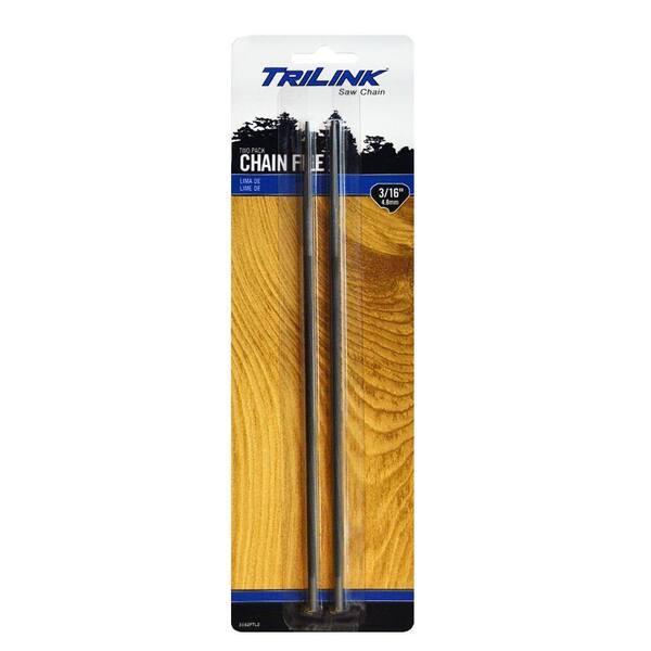 TriLink 3/16 in. Chainsaw Files (2-Pack)