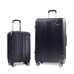 Denali 2-Piece Black Expandable Hard Side with TSA Lock Luggage Set