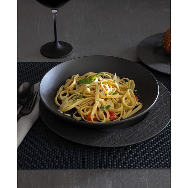 Villeroy & Boch Manufacture Rock 12-Piece Black Service for Four