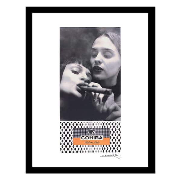 VENICE BEACH Collections Women and their Cigar by Fairchild Paris 1-Piece Framed Graphic Print Abstract Poster Art Print 18 in. x 14 in.
