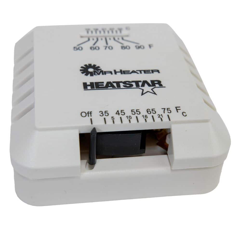 Tan Square Low Voltage Thermostat for Heaters