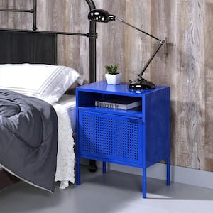 Gemma Nightstand with USB Port in Blue