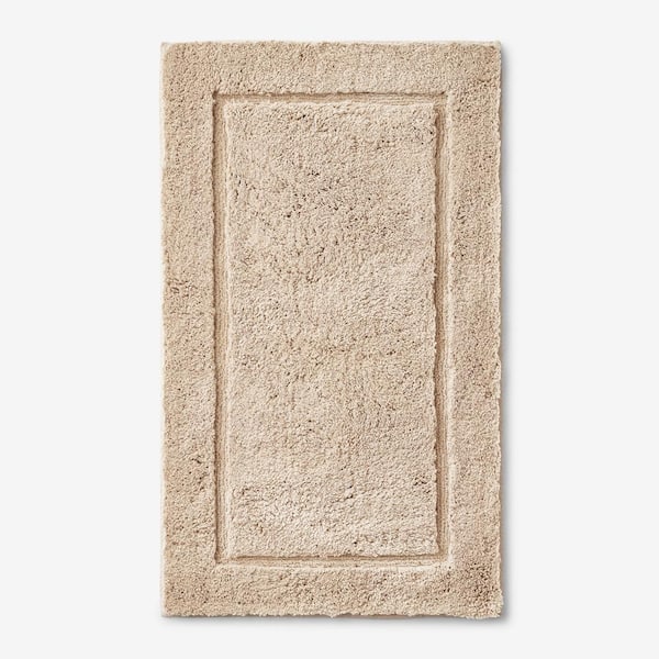 The Company Store Legends Linen 34 in. x 21 in. Cotton Bath Rug