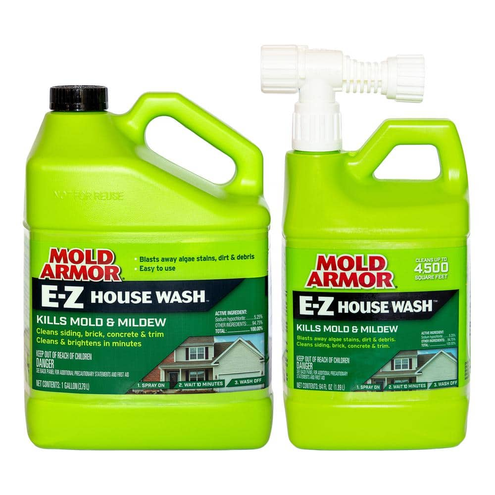 Mold Armor E-Z House Wash Mold and Mildew Remover Combo Pack FG503511VB ...