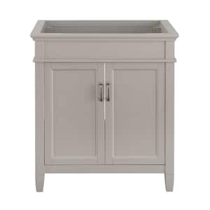 Ashburn 30 in. W x 21.63 in. D x 34 in. H Bath Vanity Cabinet without Top in Grey
