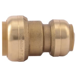 1 in. x 3/4 in. Brass Push-to-Connect Reducing Coupling