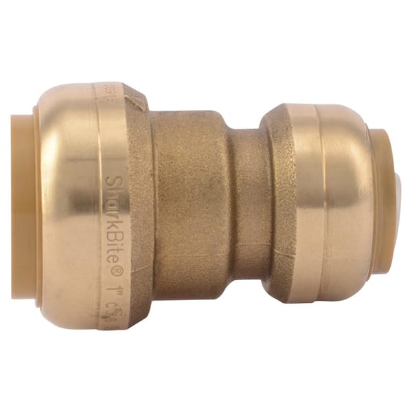 SharkBite 1 in. x 3/4 in. Brass Push-to-Connect Reducing Coupling