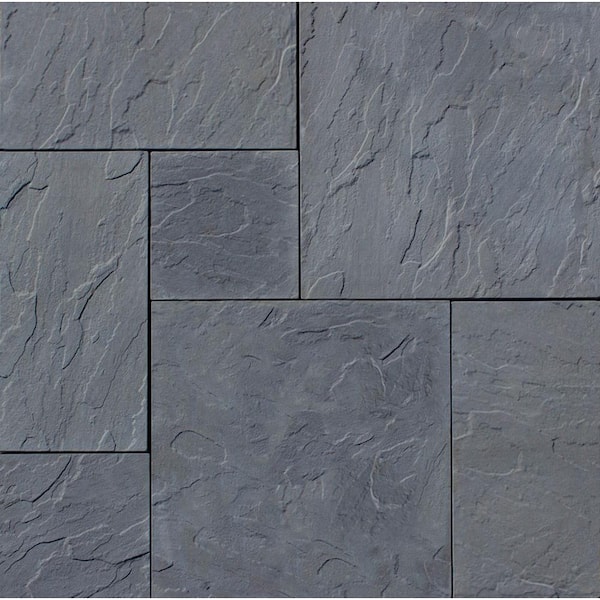 Nantucket Pavers Patio-on-a-pallet 10 ft. x 10 ft. Gray Dutch York-Stone Concrete Pavers (44 Pieces/100 Sq Ft)