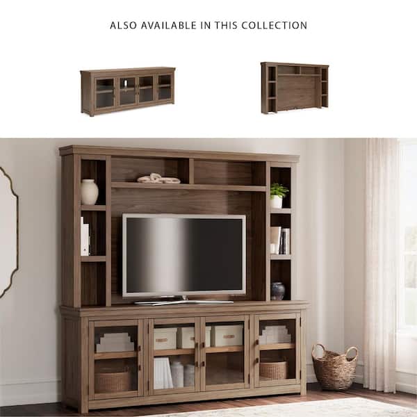 Signature DESIGN BY ASHLEY Boardernest Brown TV Stand