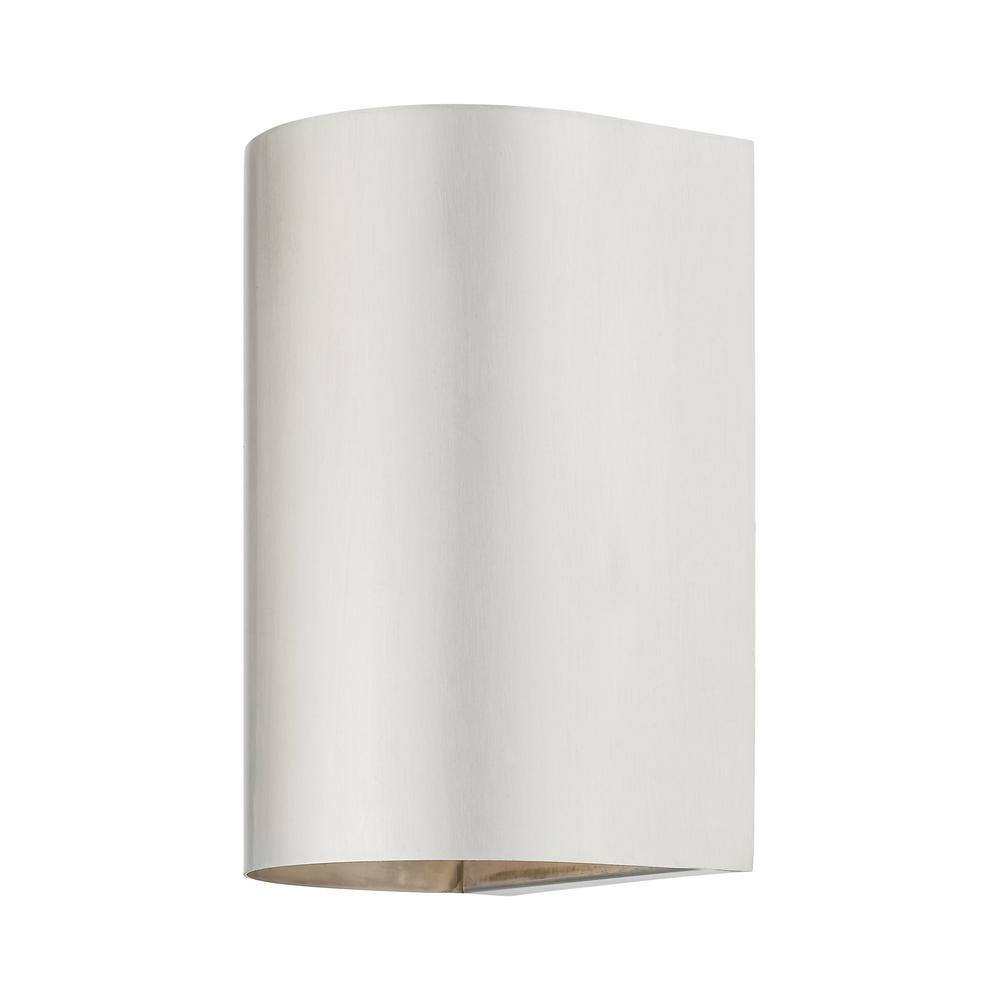 Brushed Nickel Dimmable Direct Wired Electric Sconce