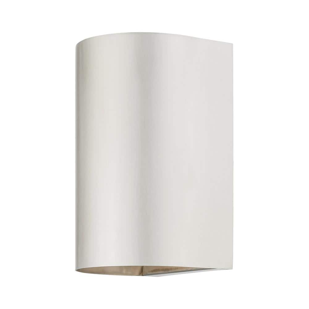 Brushed Nickel Dimmable Direct Wired Electric Sconce
