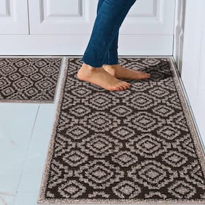 The Sofia Rugs Sofihas Indoor Rugs for Entryway Floor 30in x 30in Indoor  Door Mat Machine Washable Entrance Mat for Traction Support with Non Slip Rubber  Backing, Modern Style, Gray in the