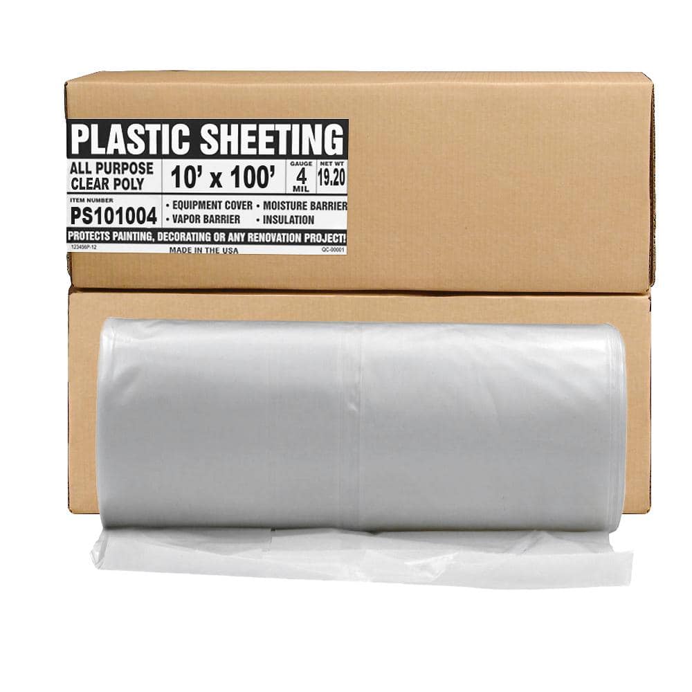 30 Tubing 4 MIL Black Bags With 3 Core Rolls - 30 x 12 - Pack of 260 -  For Contractor & Industrial