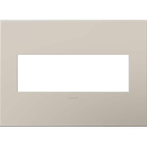 Legrand adorne 3-Gang Decorator/Rocker Wall Plate, Greige (1-Pack)