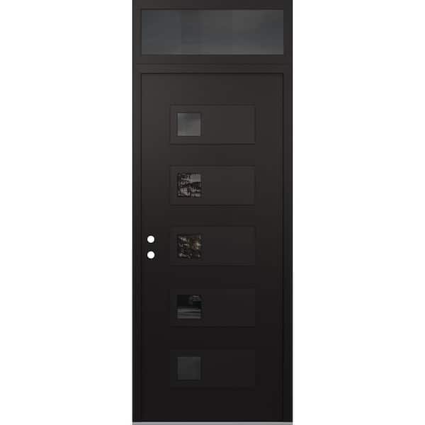 Tessari Doors D1 36 in. x 96 in. Silver P Left-Hand/Inswing Mirrored ...