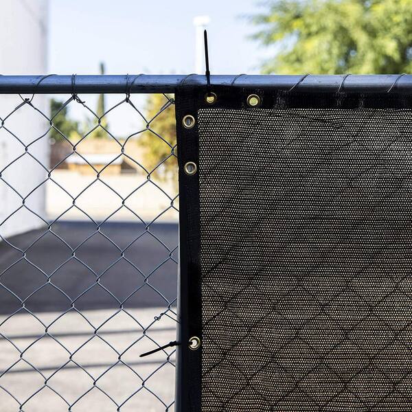Cubilan 6' x 50' Black Fence Privacy Screen Windscreen, with Bindings & Grommets, Heavy Duty