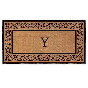 Abbington Monogram Doormat 3' x 6' (Letter Y)