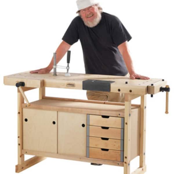 Sjobergs Nordic Plus 5 ft. Workbench with 0042 Storage Cabinet Combo  SJO-66822K - The Home Depot