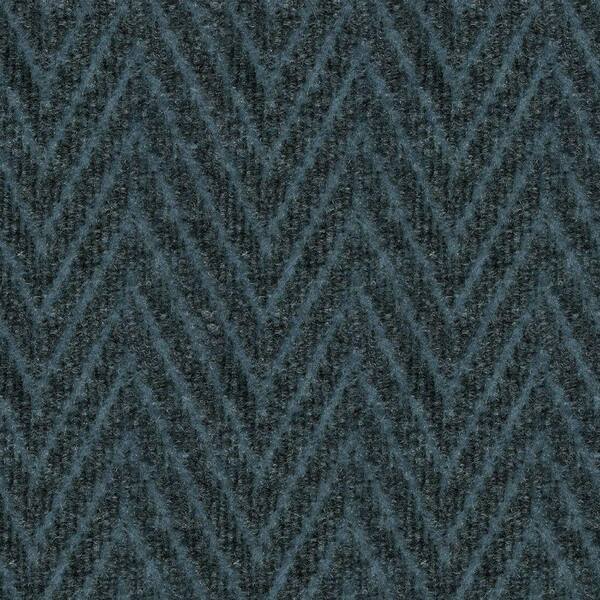TrafficMaster Herringbone Charcoal/Mist 18 in. x 18 in. Carpet Tile, 16 Tiles-DISCONTINUED