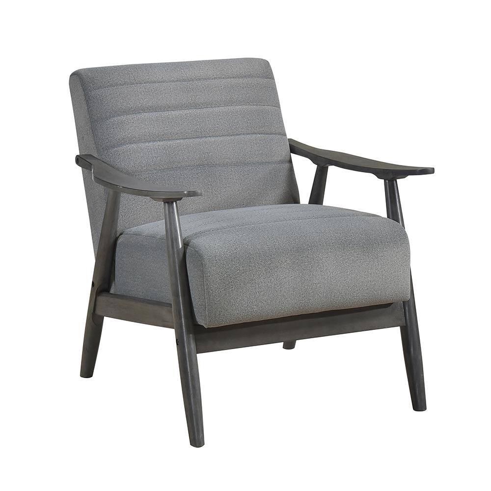 Jacinta Gray Velvet Accent Chair