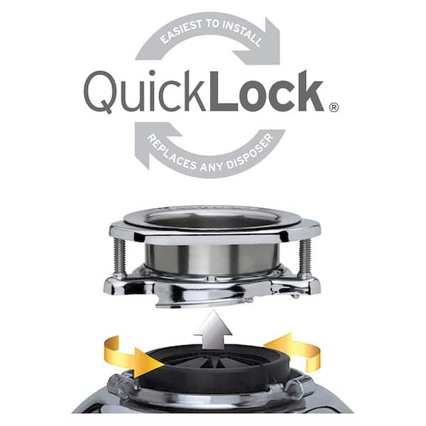 InSinkErator Quick Lock Mount in Chrome for InSinkErator Garbage Disposal  QLM-00 The Home Depot