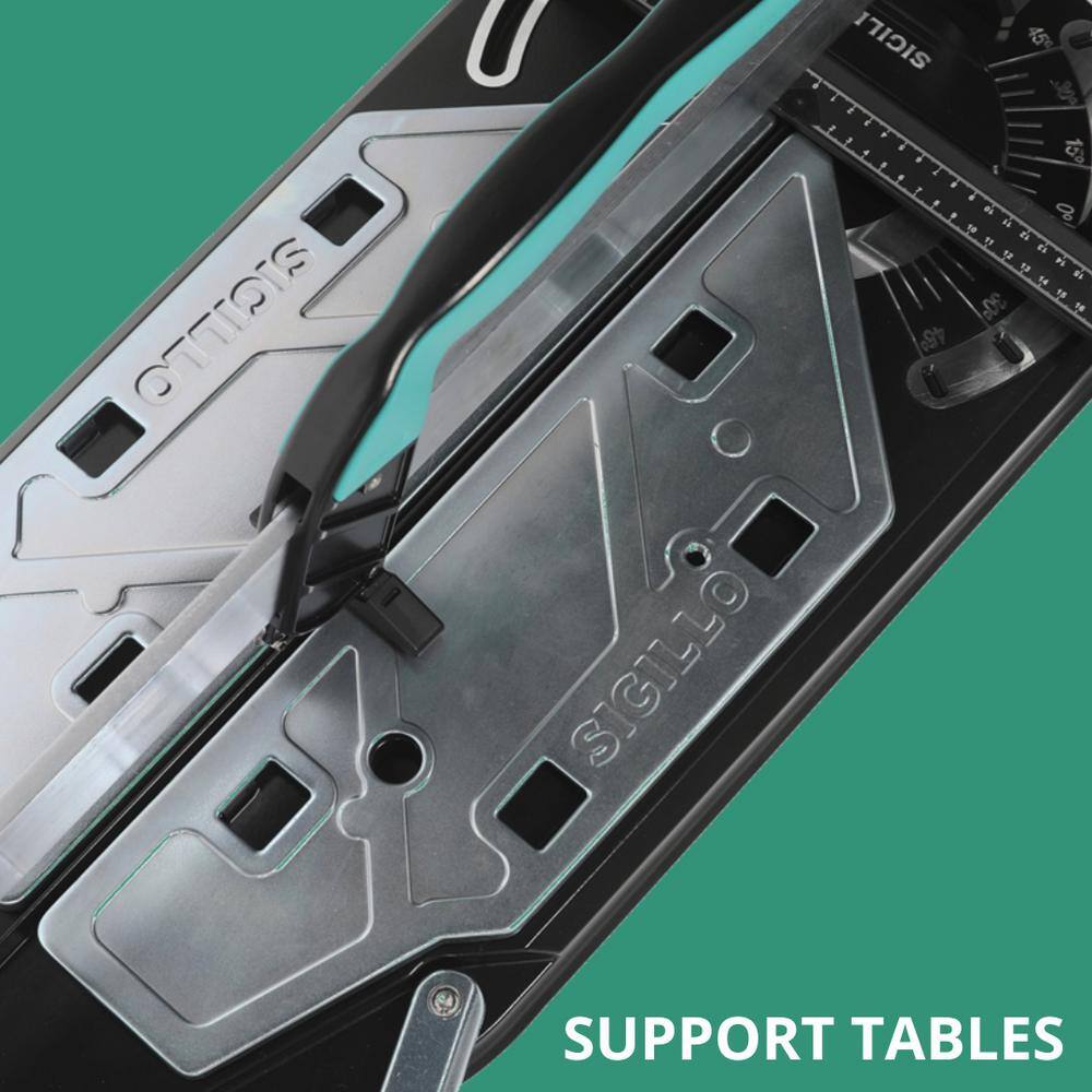 Sigillo 14.6" Black and Silver Aluminum Manual Tile Cutter