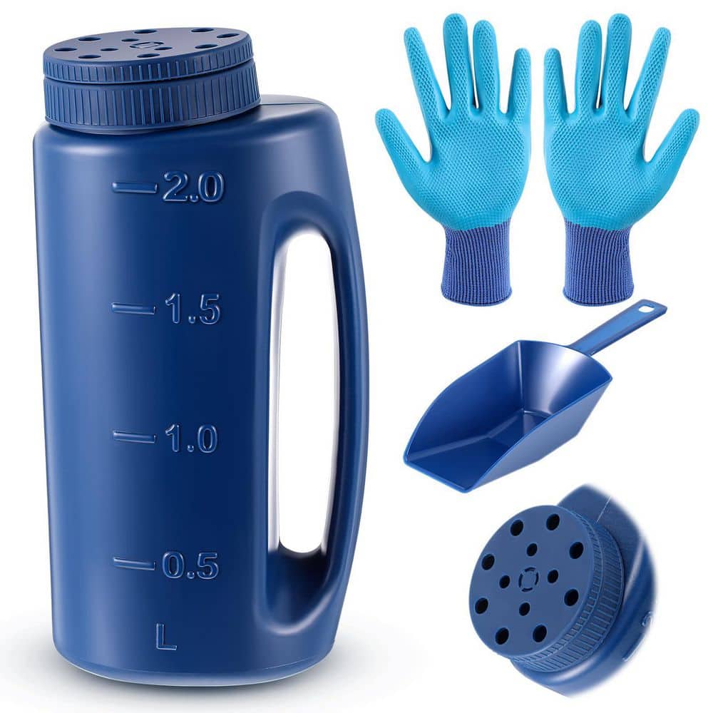 4.19 lb. Plastic Handheld Spreader for Seed Spreader Multiple Adjustable Opening Sizes with 1 Scoop and 1 Pair Gloves price history on PriceWatchPro