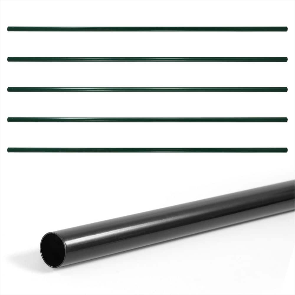 AAF　1806045 Fencer Wire 1-5/8 in. Chain Link Fence Black Galvanized Steel Top
