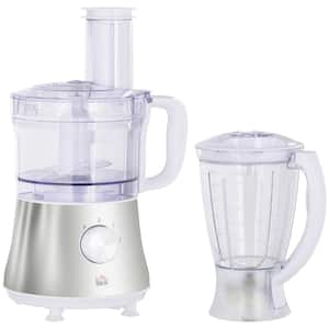 50 oz. 2-Speed Food Processor and Blender in White with 3 Blades
