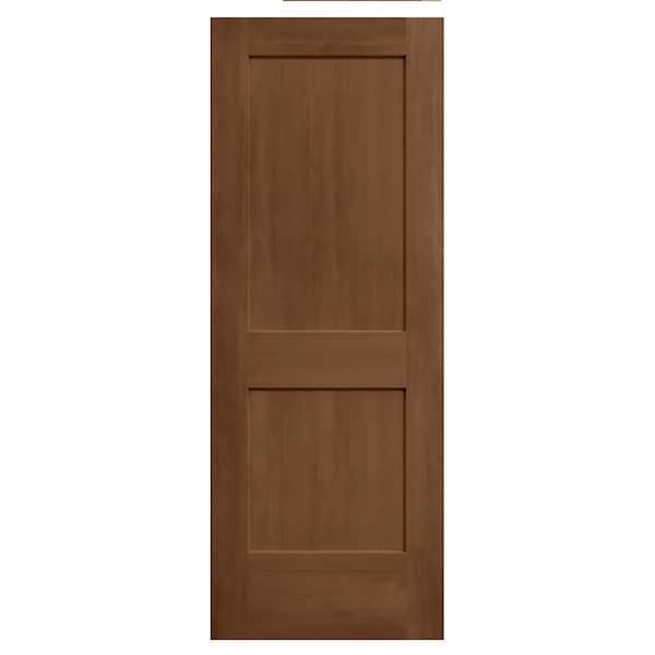 28 in. x 80 in. Monroe Hazelnut Stain Molded Composite MDF Interior Door Slab
