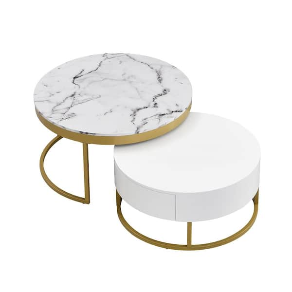 Ana white store round coffee table